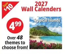 Ocean State Job Lot 2027 Wall Calendars offer