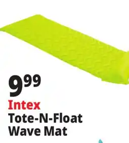 Ocean State Job Lot Intex Tote-n-Float Wave Mat offer