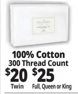 Ocean State Job Lot 100% Cotton 300 Thread Count offer