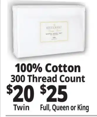 Ocean State Job Lot 100% Cotton 300 Thread Count offer