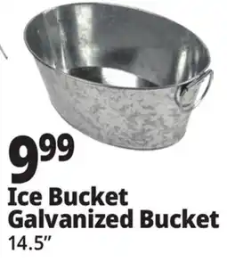 Ocean State Job Lot Ice Bucket Galvanized Bucket offer