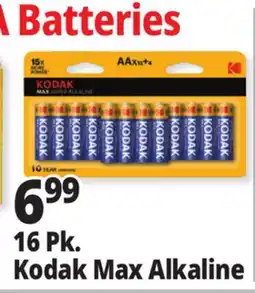 Ocean State Job Lot Kodak Max Alkaline offer