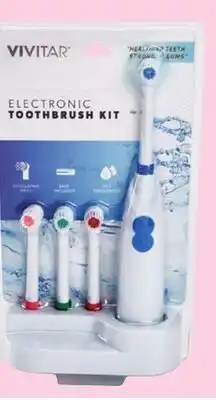 Ocean State Job Lot VIVITAR ELECTRONIC TOOTHBRUSH KIT offer
