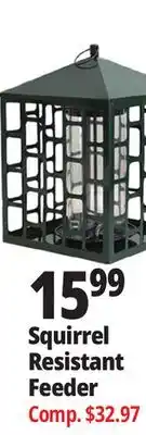 Ocean State Job Lot Squirrel Resistant Feeder offer