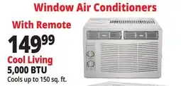 Ocean State Job Lot Cool-Living 5,000 BTU Window Air Conditioner offer