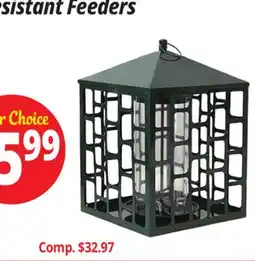 Ocean State Job Lot Squirrel Resistant Feeders offer