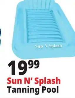 Ocean State Job Lot Sun N' Splash Tanning Pool offer