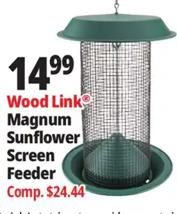 Ocean State Job Lot WoodLink Magnum Black Oil Sunflower Bird Feeder offer