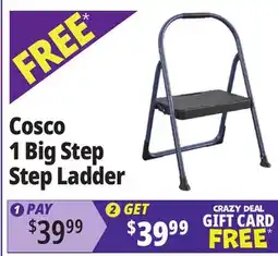 Ocean State Job Lot Cosco 1 Big Step Step Ladder offer