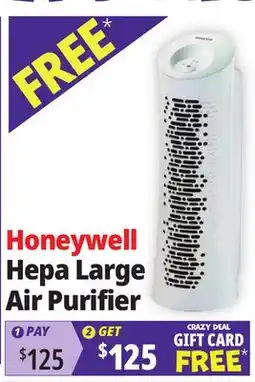 Ocean State Job Lot Honeywell Hepa Large Air Purifier offer