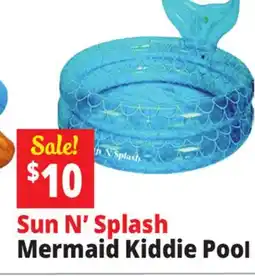 Ocean State Job Lot Sun N' Splash Mermaid Kiddie Pool offer