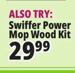 Ocean State Job Lot Swiffer Power Mop Wood Kit offer