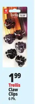 Ocean State Job Lot Trellis Boutique Round Assorted Mini Hair Claws 6 Count offer