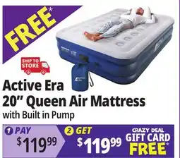 Ocean State Job Lot Active Era 20 Queen Air Mattress offer