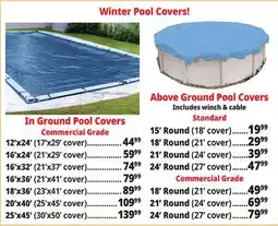 Ocean State Job Lot Pool Covers offer