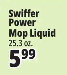 Ocean State Job Lot Swiffer Power Mop Liquid offer