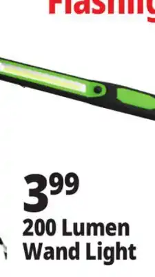 Ocean State Job Lot 200 Lumen Wand Light offer