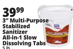 Ocean State Job Lot 3 Multi-Purpose Stabilized Sanitizer All-in-1 Slow Dissolving Tabs offer