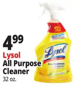 Ocean State Job Lot Lysol All Purpose Cleaner offer