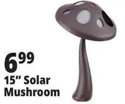 Ocean State Job Lot Outdoor Living Accents Solar LED Mushroom Light 15 offer