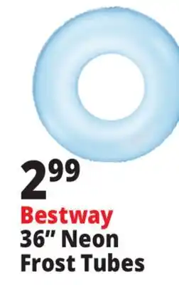 Ocean State Job Lot Bestway 36 Neon Frost Tubes offer
