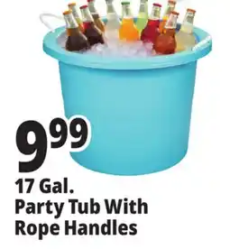 Ocean State Job Lot 17 Gal. Party Tub With Rope Handles offer