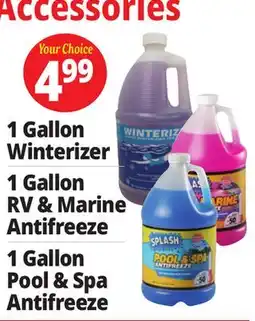 Ocean State Job Lot 1 Gallon Winterizer, 1 Gallon RV & Marine Antifreeze, 1 Gallon Pool & Spa Antifreeze offer
