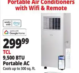 Ocean State Job Lot TCL 9,500 BTU Portable AC offer