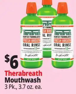 Ocean State Job Lot Therabreath Mouthwash offer
