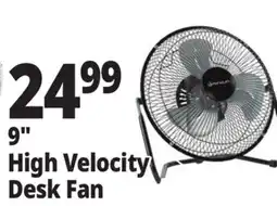 Ocean State Job Lot 9 High Velocity Desk Fan offer