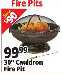 Ocean State Job Lot 30 Cauldron Fire Pit offer