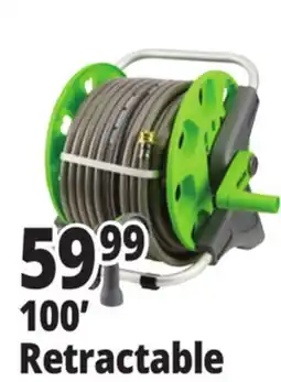 Ocean State Job Lot Deluxe Retractable Hose Reel 100' offer