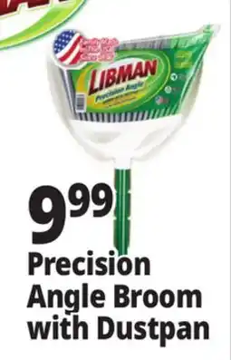 Ocean State Job Lot LIBMAN Precision Angle Broom with Dustpan offer