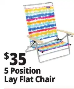 Ocean State Job Lot 5 Position Lay Flat Chair offer