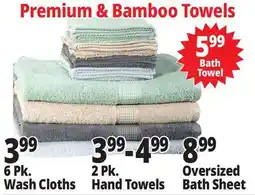 Ocean State Job Lot Premium & Bamboo Towels offer