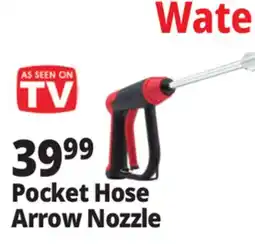 Ocean State Job Lot Pocket Hose Arrow Nozzle offer