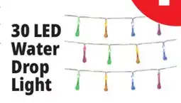 Ocean State Job Lot 30 LED Water Drop Light offer