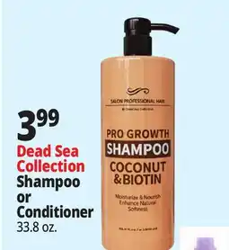 Ocean State Job Lot Dead Sea Collection Shampoo or Conditioner offer