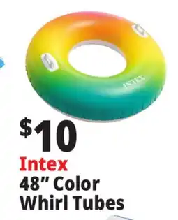 Ocean State Job Lot Intex 48 Color Whirl Tubes offer