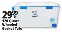 Ocean State Job Lot 120 Quart Wheeled Gasket Tote offer