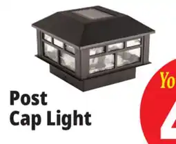 Ocean State Job Lot Solar LED Post Cap Light 5.25 offer