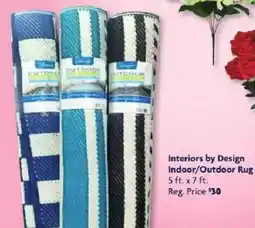 Family Dollar Interiors by Design Indoor/Outdoor Rug offer