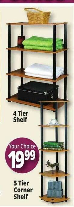 Ocean State Job Lot 5 Tier Corner Shelf offer