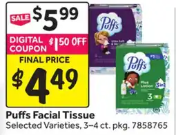 Stop&Shop Puffs Facial Tissue offer