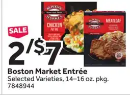 Stop&Shop Boston Market Entree offer
