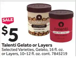 Stop&Shop Talenti Gelato or Layers offer