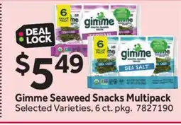 Stop&Shop Gimme Seaweed Snacks Multipack offer