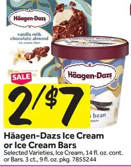 Stop&Shop Häagen-Dazs Ice Cream or Ice Cream Bars offer