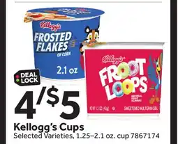 Stop&Shop Kellogg's Cups offer