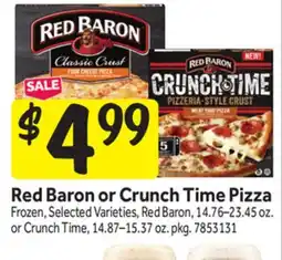 Stop&Shop Red Baron or Crunch Time Pizza offer